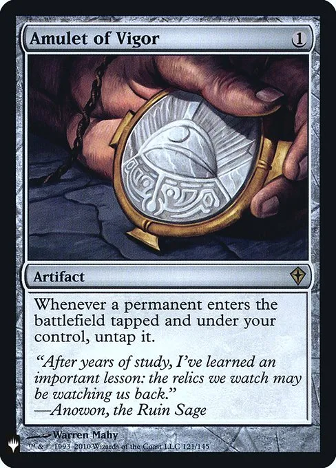 Amulet of Vigor · The List WWK-121/5050