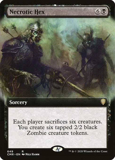 Necrotic Hex · Commander Legends 649/718
