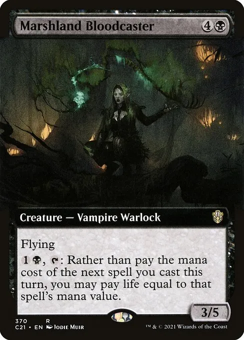 Marshland Bloodcaster · Commander 2021 370/409