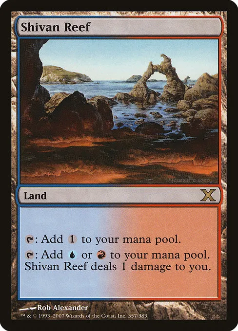 Shivan Reef · Tenth Edition 357/510