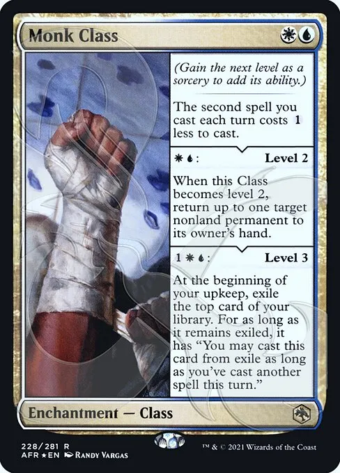 Monk Class · Adventures in the Forgotten Realms Promos 228a/241