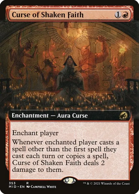 Curse of Shaken Faith · Innistrad: Midnight Hunt 353/399