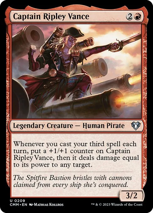 Captain Ripley Vance · Commander Masters 209/1067