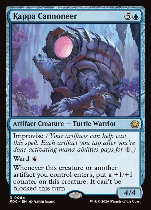 Kappa Cannoneer · Foundations Commander 64/3