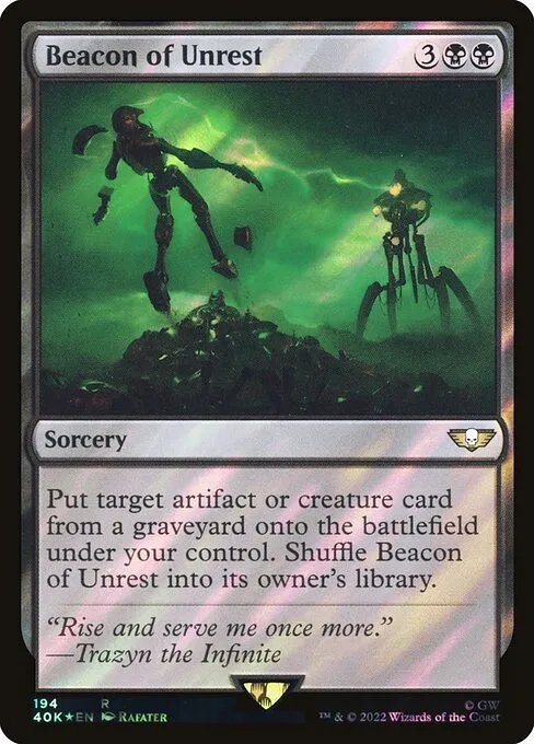 Beacon of Unrest · Warhammer 40,000 Commander 194★/617