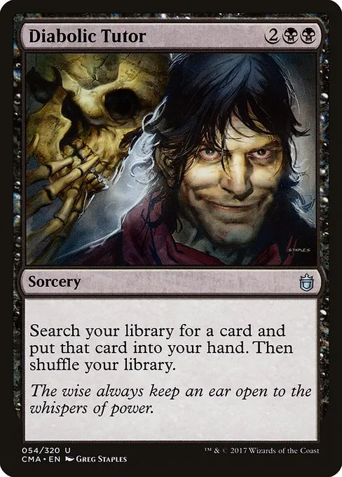 Diabolic Tutor · Commander Anthology 54/320