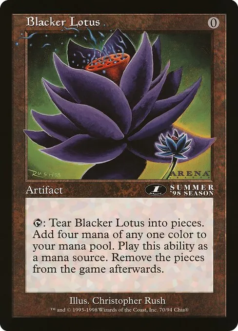 Blacker Lotus · Oversized League Prizes 47/83