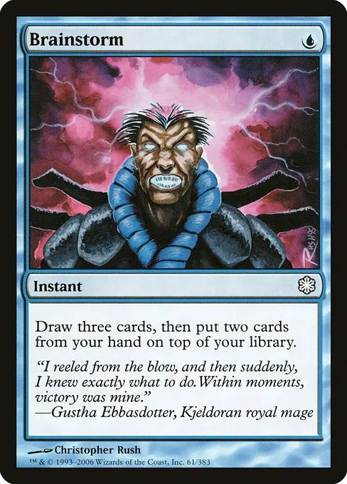 Brainstorm · Coldsnap Theme Decks 61/62