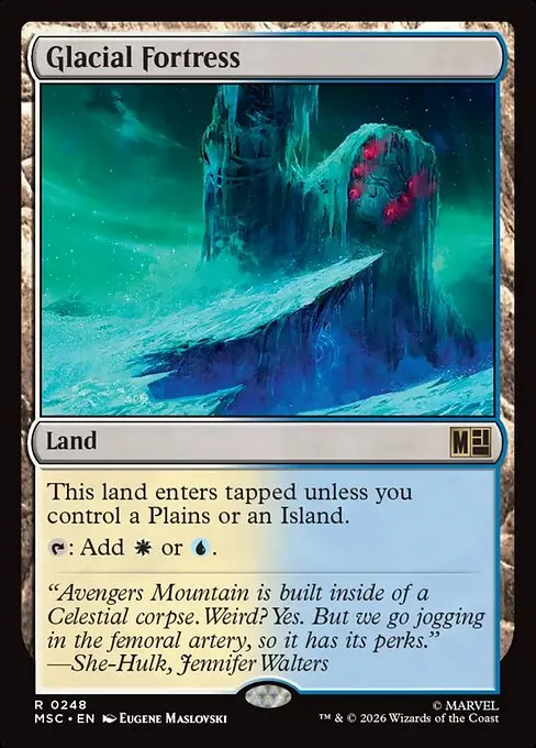 Glacial Fortress · Marvel Super Heroes Commander 248/9