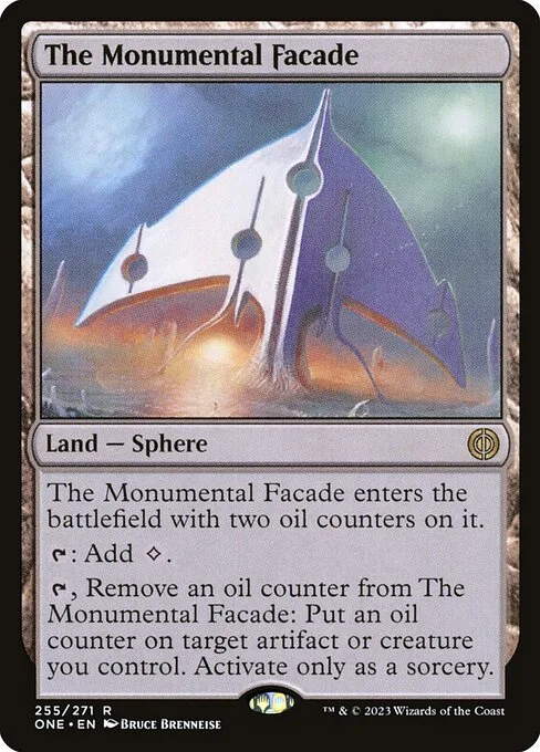The Monumental Facade · Phyrexia: All Will Be One 255/479