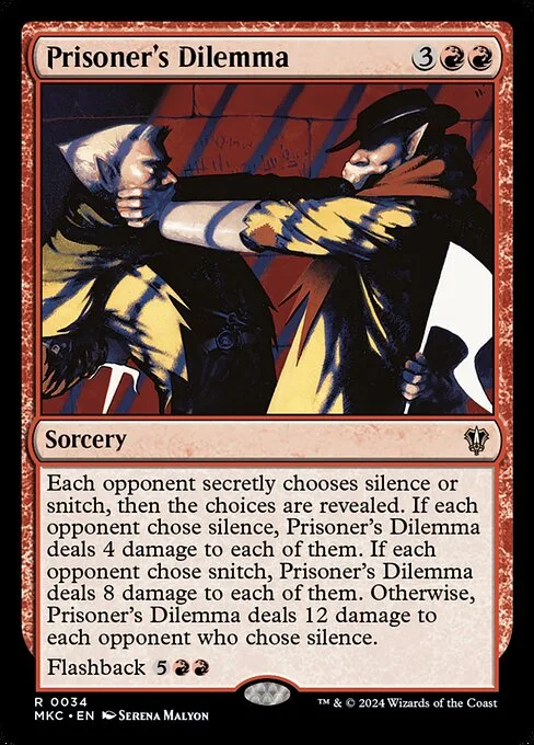Prisoner's Dilemma · Murders at Karlov Manor Commander 34/358