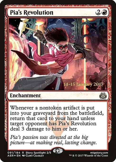 Pia's Revolution · Aether Revolt Promos 91s/65