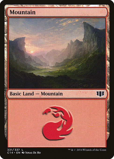 Mountain · Commander 2014 331/337