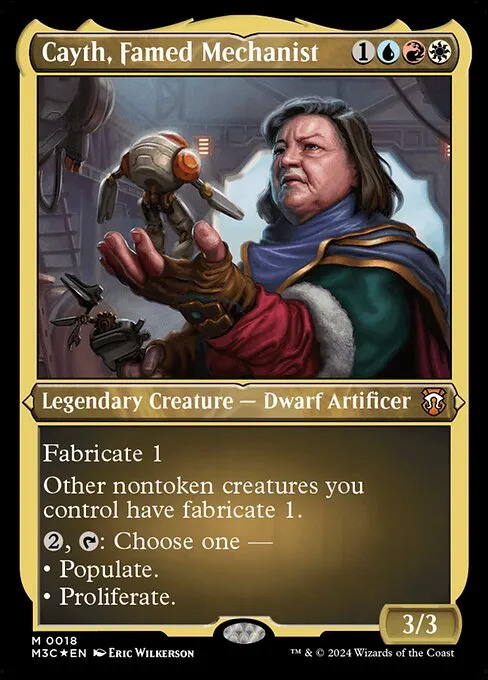 Cayth, Famed Mechanist · Modern Horizons 3 Commander 18/398