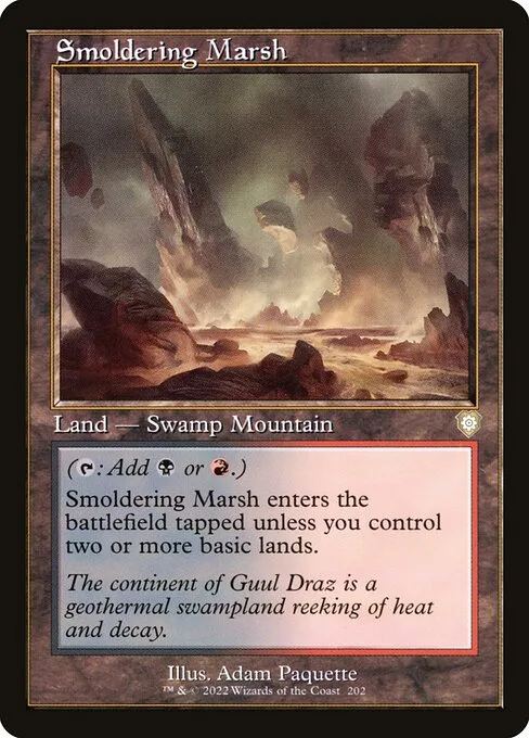 Smoldering Marsh · The Brothers' War Commander 202/209