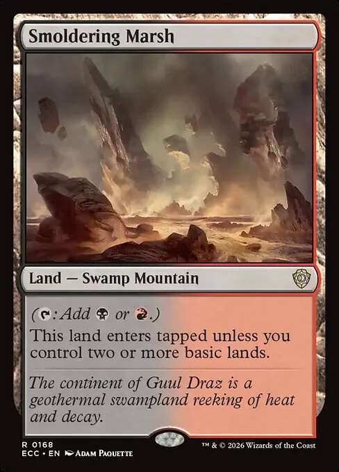 Smoldering Marsh · Lorwyn Eclipsed Commander 168/176