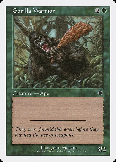 Gorilla Warrior · Starter 1999 128/173