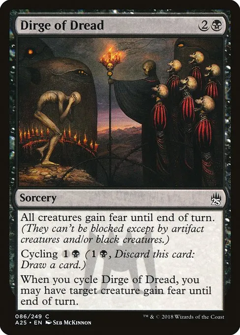Dirge of Dread · Masters 25 86/249