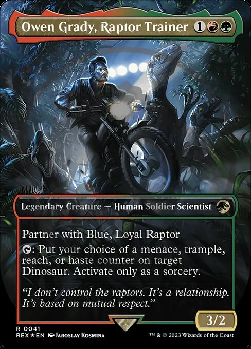 Owen Grady, Raptor Trainer · Jurassic World Collection 41/45