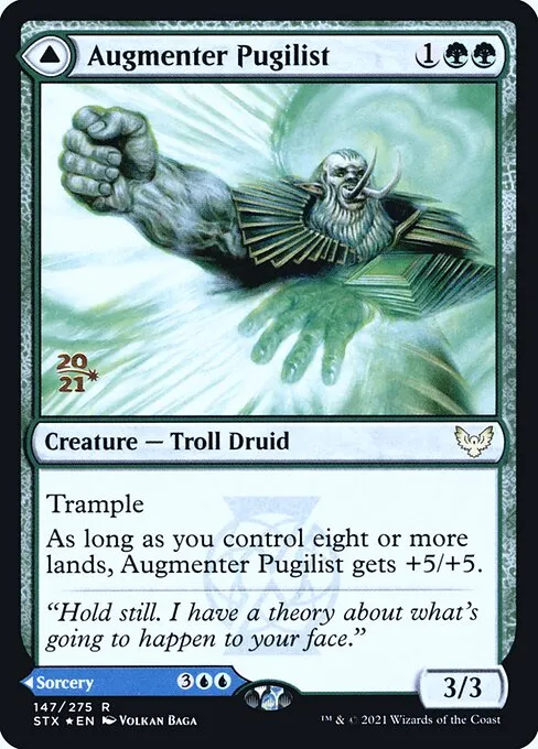 Augmenter Pugilist // Echoing Equation · Strixhaven: School of Mages Promos 147s/164