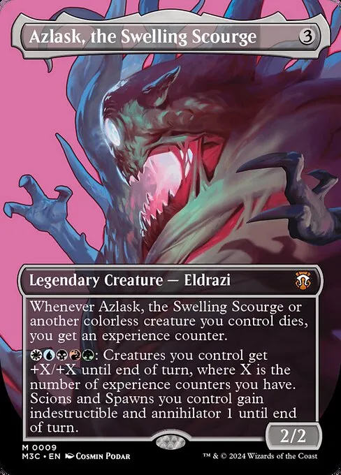 Azlask, the Swelling Scourge · Modern Horizons 3 Commander 9/398