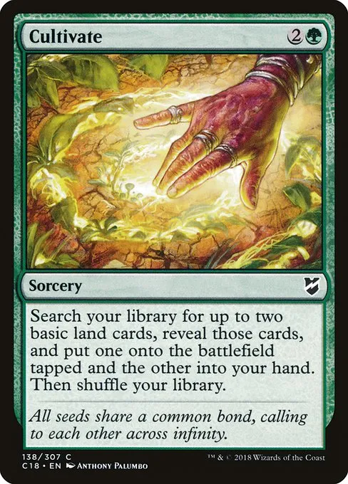 Cultivate · Commander 2018 138/307