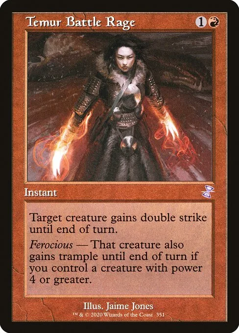 Temur Battle Rage · Time Spiral Remastered 351/411