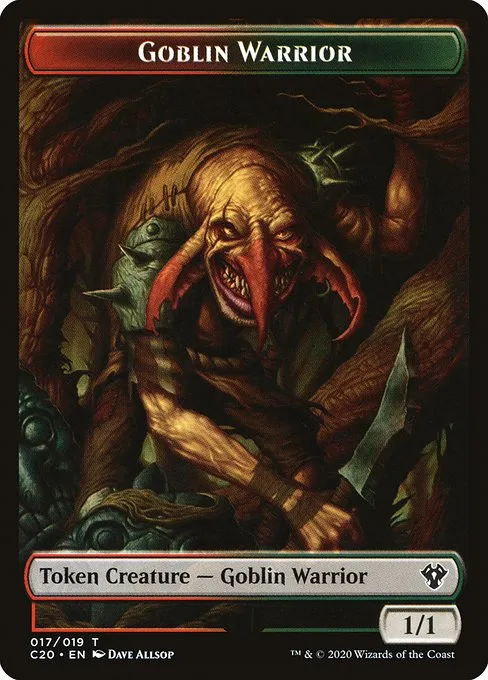 Goblin Warrior · Commander 2020 Tokens 17/20