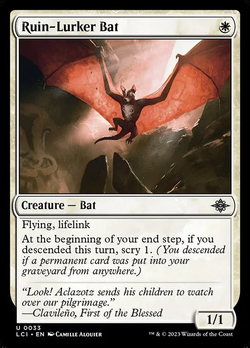 Ruin-Lurker Bat · The Lost Caverns of Ixalan 33/416