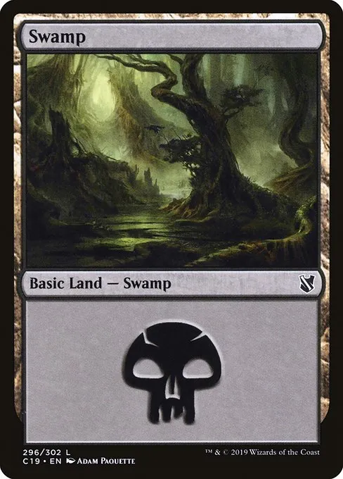 Swamp · Commander 2019 296/302