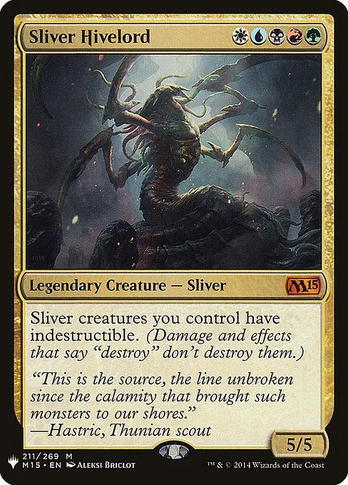 Sliver Hivelord · The List M15-211/5050