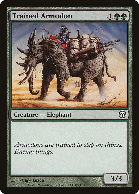 Trained Armodon · Duels of the Planeswalkers 85/113