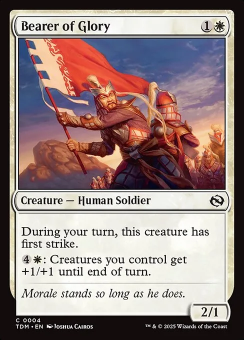 Bearer of Glory · Tarkir: Dragonstorm 4/427