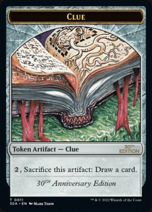 Clue · 30th Anniversary Tokens 11/16