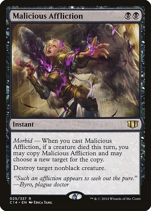 Malicious Affliction · Commander 2014 25/337