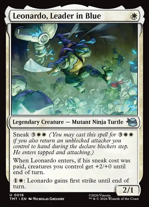 Leonardo, Leader in Blue · Teenage Mutant Ninja Turtles 16/320