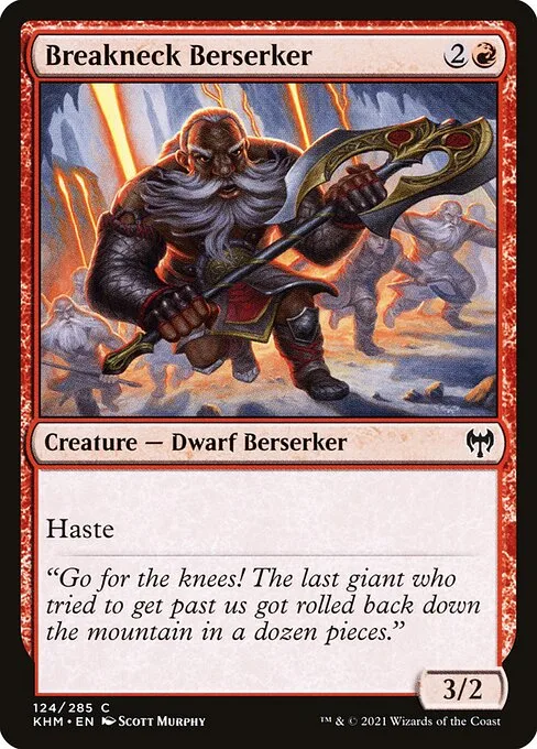 Breakneck Berserker · Kaldheim 124/425
