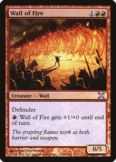 Wall of Fire · Tenth Edition 247★/510