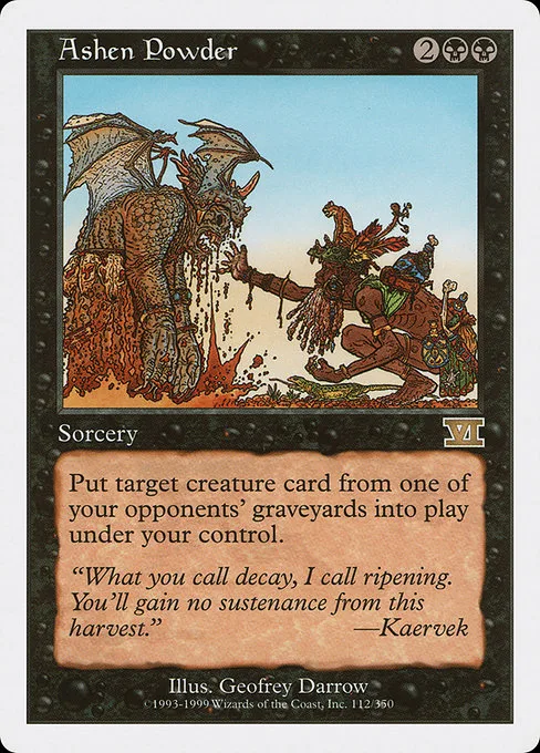 Ashen Powder · Classic Sixth Edition 112/351