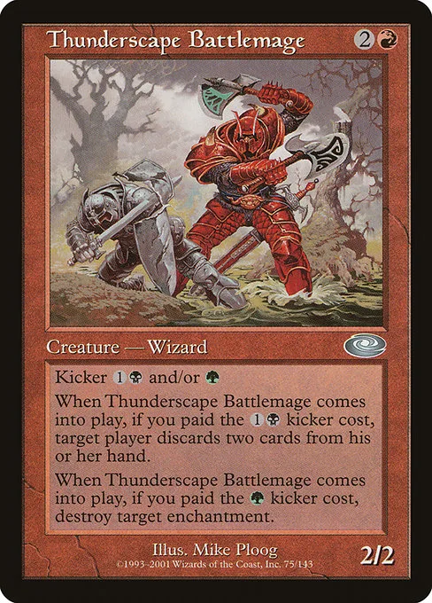 Thunderscape Battlemage · Planeshift 75/146