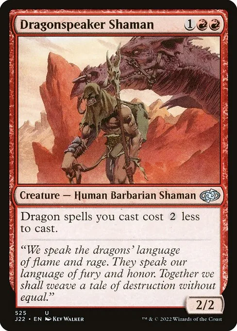 Dragonspeaker Shaman · Jumpstart 2022 525/835