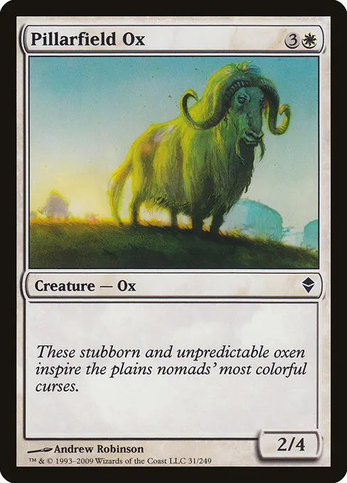 Pillarfield Ox · Zendikar 31/269