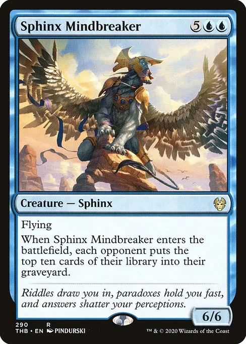 Sphinx Mindbreaker · Theros Beyond Death 290/358
