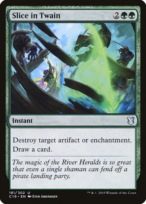 Slice in Twain · Commander 2019 181/302