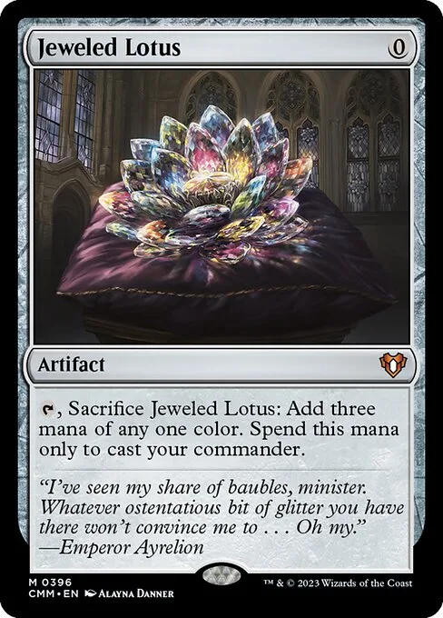 Jeweled Lotus · Commander Masters 396/1067