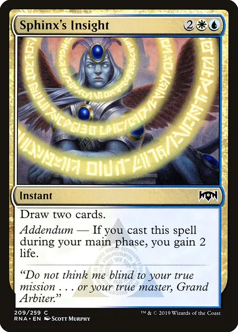 Sphinx's Insight · Ravnica Allegiance 209/273