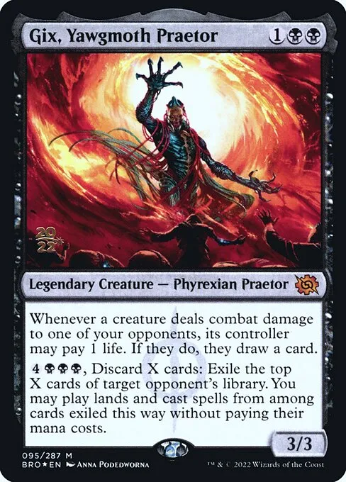 Gix, Yawgmoth Praetor · The Brothers' War Promos 95s/171