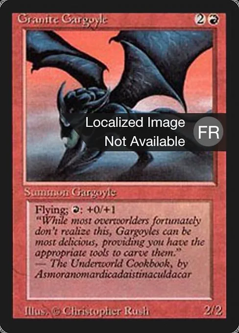 Granite Gargoyle · Foreign Black Border 156/307