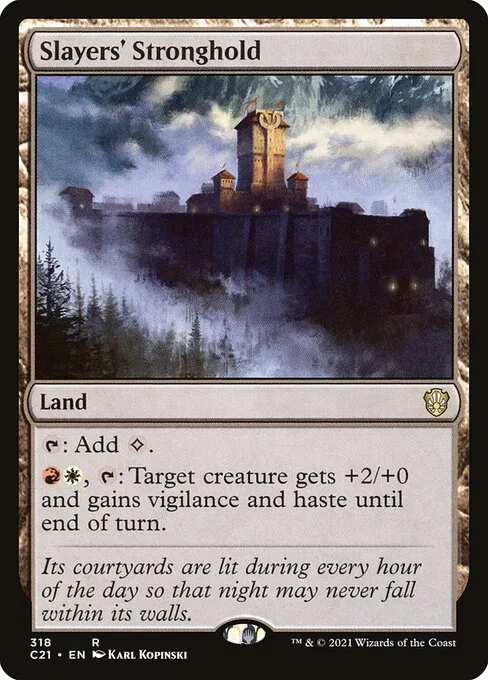 Slayers' Stronghold · Commander 2021 318/409