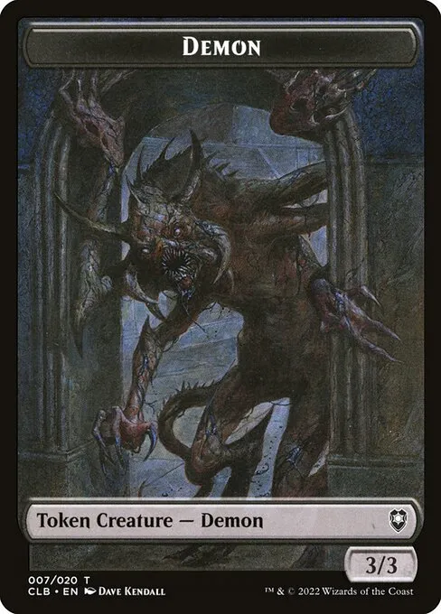 Demon · Battle for Baldur's Gate Tokens 7/51